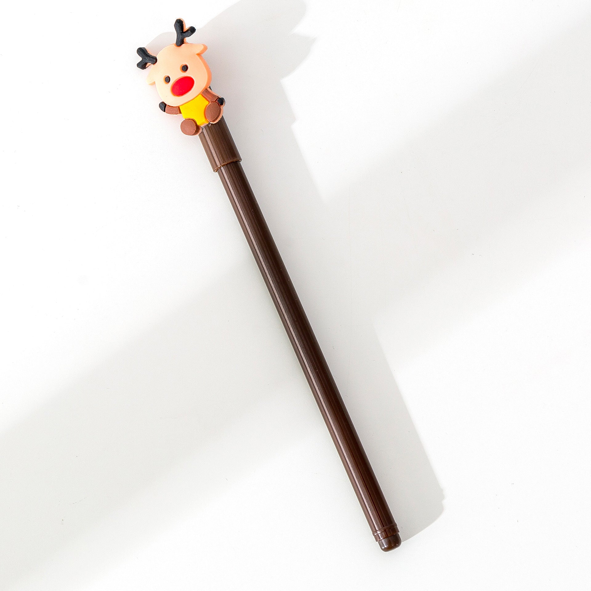Wholesale Christmas Santa Claus Snowman Reindeer Patch Plastic Rollerball Pen